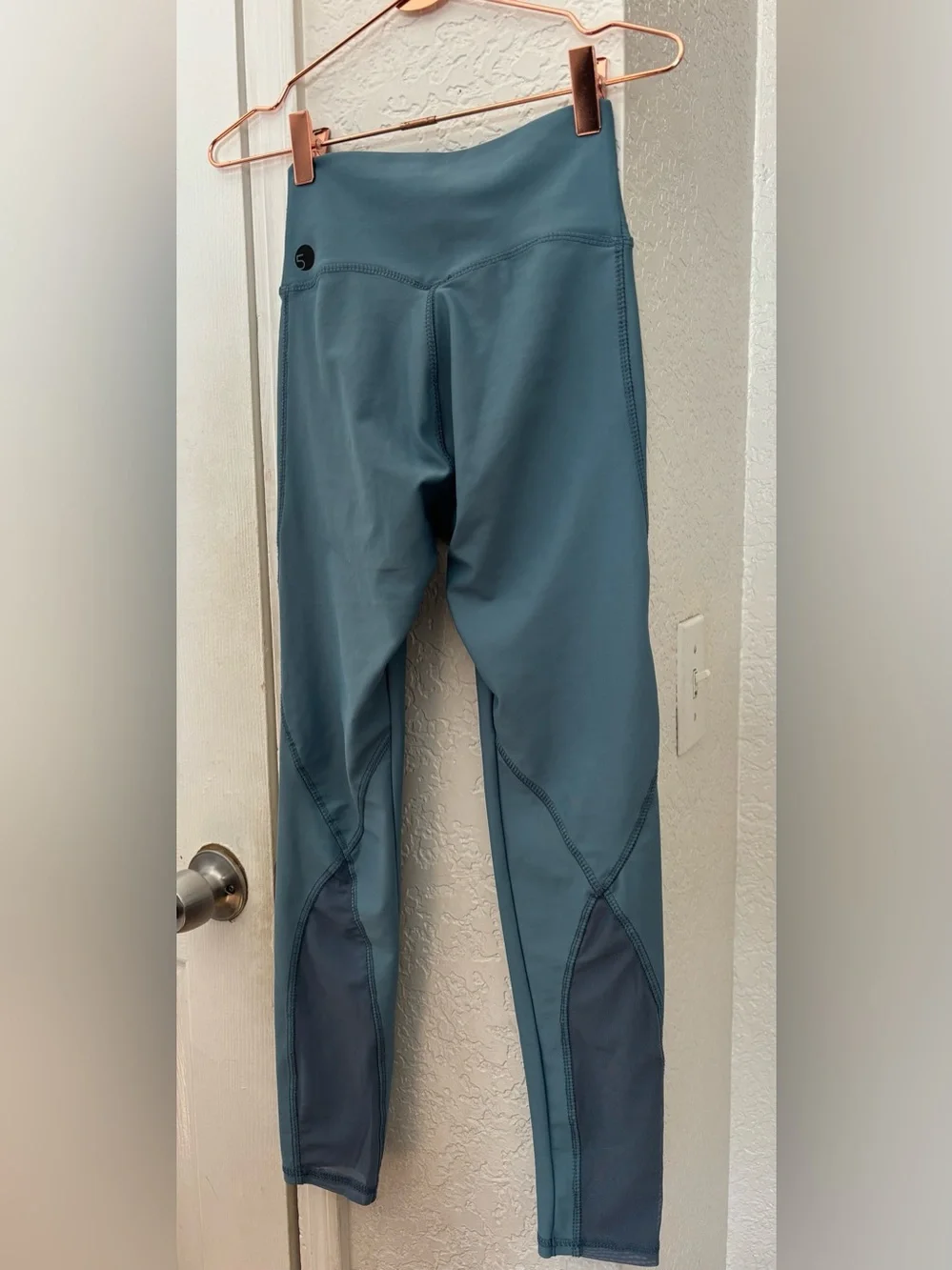Five the label High-Waist Teal Leggings